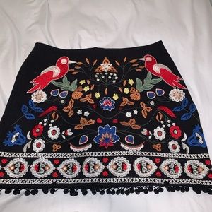 beautiful embroidered skirt